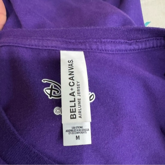 Disney Zombies Birthday Group Girls Short Sleeve Purple Tee - Picture 5 of 6